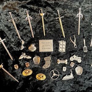Metal Craft Jewelry Charm Lot